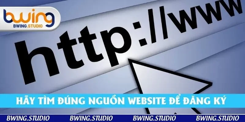 Hãy tìm đúng nguồn website để truy cập vào trang chủ