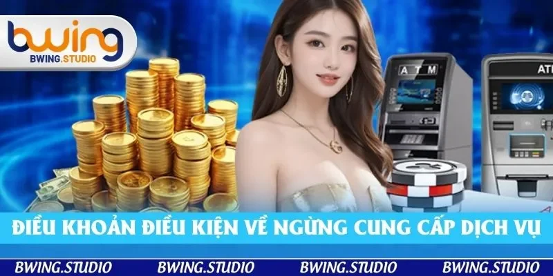 Nhà cái sẽ ngừng cung cấp dịch vụ trong một số trường hợp cụ thể